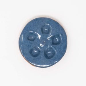 43021 Havblå blank ler 354